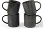 famiware Coffee Mug Set for 4, Star 16 oz Catering Mugs Cup Set by Famiware