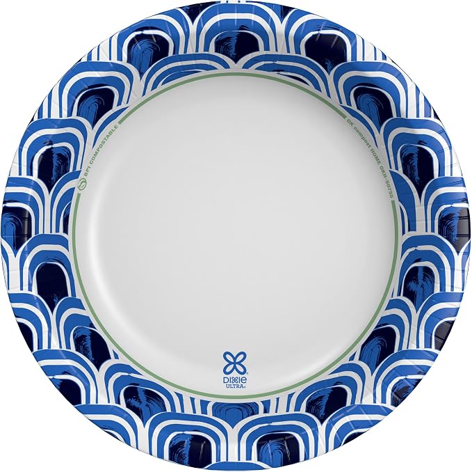 Dixie Ultra Extra Large Paper Bowls, 34 oz, Compostable, Microwave Safe - Image 2