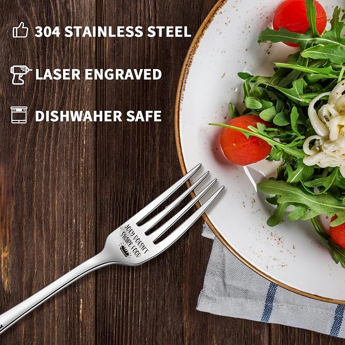 Joey Doesn't Share Food Funny Stainless Steel Fork, Cake Dessert Toast Fork - Image 2