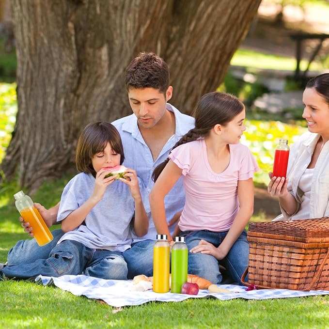 Zukro 18 oz Glass Water Bottles - Image 9