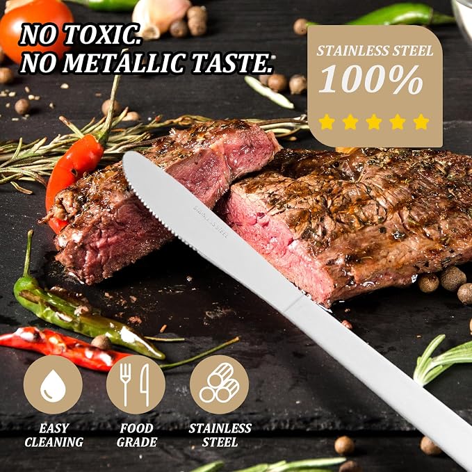 72 PCS Dinner Knifes Set - Image 8