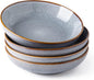AmorArc 8.5'' Large Ceramic Pasta Bowls Set, 36oz Stoneware Bowls Set of 4 by AmorArc