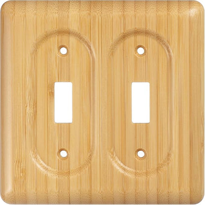 Wood Double Toggle Light Switch Cover 2 Toggle Light Switch Cover Plate Covers Light Switch Cover Double