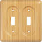 Wood Double Toggle Light Switch Cover 2 Toggle Light Switch Cover Plate Covers Light Switch Cover Double