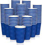 JollyPack Disposable Paper Coffee Cups, 16 oz, 120 Pack, Insulated Ripple Wall by JollyPack