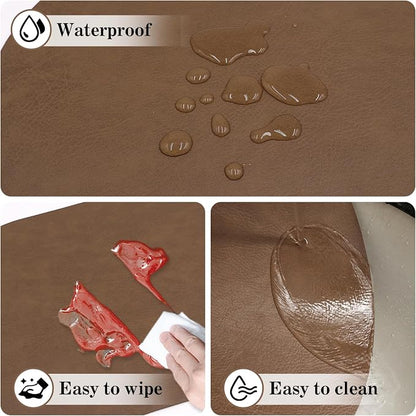 Faux Leather Placemats Set of 6 - Image 5