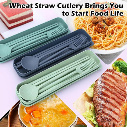 4 Sets Reusable Utensils Set - Image 6
