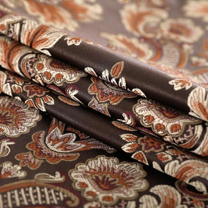 Luxury Vintage Table Runner Embroidery Jacquard Fabric - Image 3