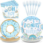 96Pcs Donut Baby Shower Decorations by Grencian