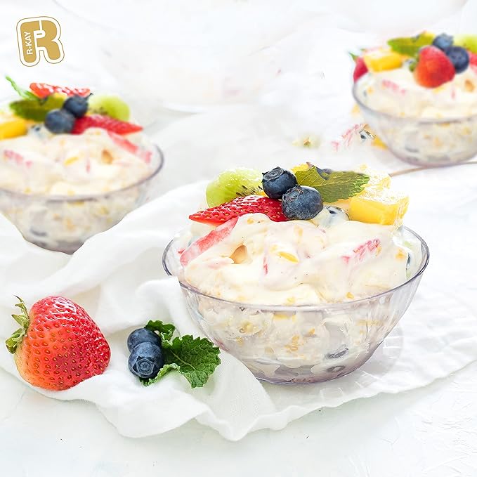R-kay 6 Oz Clear Plastic Bowls - Image 4