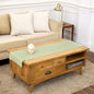 Solino Home 100% Pure Linen Table Runner Sage Green Hemstitch, 14 x 48 in | by SolinoHome