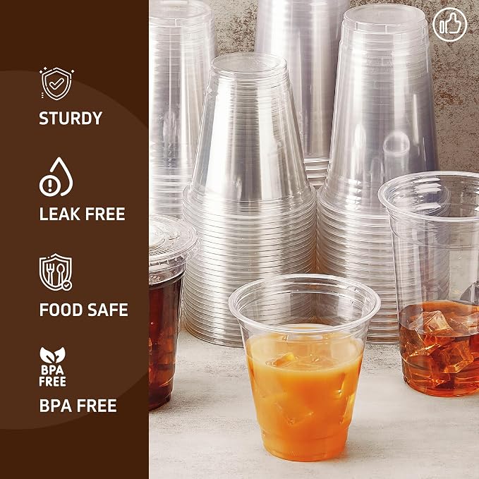 YEEHAW 20 oz. - 100 Pack Clear Plastic Cups - Image 4