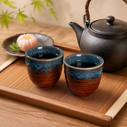 Ceramic Japanese Tea Cups, 5 oz Tea Cup, Asian Teacup - Image 4