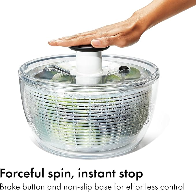OXO Good Grips Salad Spinner | Lettuce Spinner | Fruit Washer | Fruit Washing - Image 4