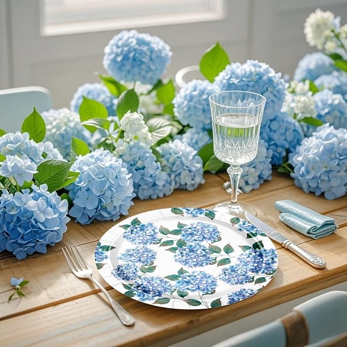 WRAPAHOLIC 25Pcs Floral Paper Plates - Image 3