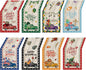 8 Pcs Truck Holiday Table Runner 72 Inches Long, Plaid Valentines Day St by YOVOYOA