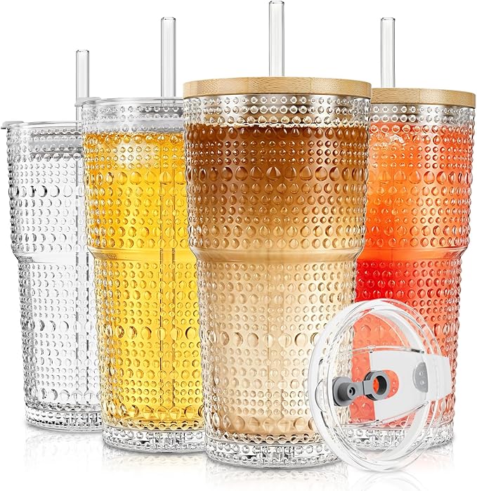 SoulTimes 20oz Hobnail Glass Tumbler by SoulTimes