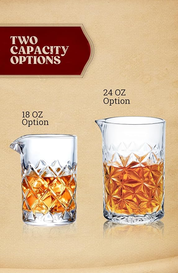 KITESSENSU Cocktail Mixing Glass 24oz 710ml - Image 7