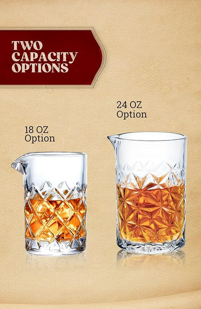 KITESSENSU Cocktail Mixing Glass 24oz 710ml - Image 7