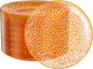 Rubtlamp 100Pcs Orange Plastic Dinner Plates, 10 Inch Disposable Orange Dinner by Rubtlamp