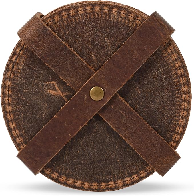 Set of 6 Coaster Geniune Leather Tea Coasters - Image 8