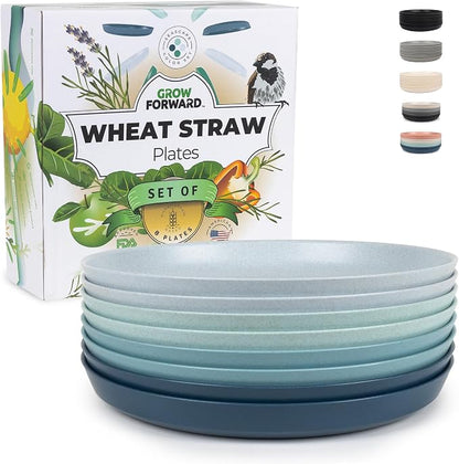 Grow Forward Premium Wheat Straw Plates by GrowForward