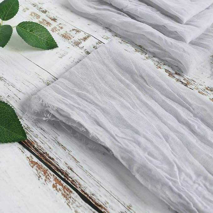 Efavormart 5 Pack 24"x19" Silver Gray Matte Gauze Cheesecloth Napkins, Soft - Image 5