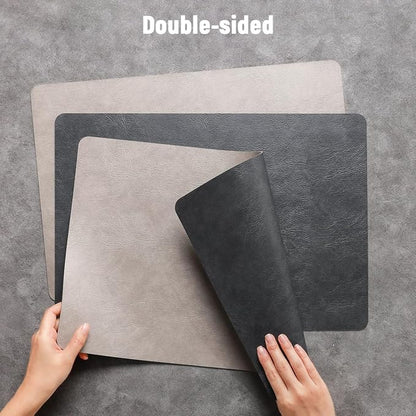 Vinyl Placemats Set of 6, Dual Sided Place Mats - Image 2
