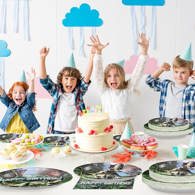 96Pcs Dinosaur Birthday Party Decorations - Image 7