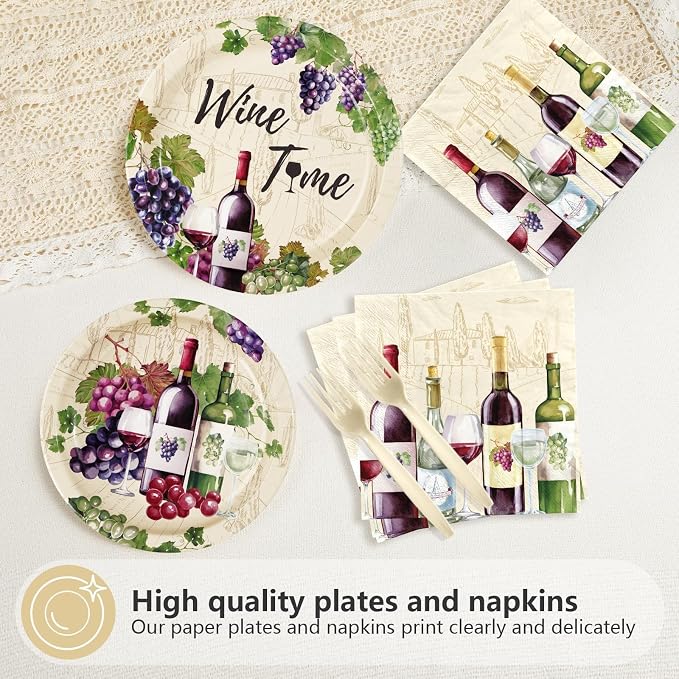 96Pcs Wine Tasting Party Decorations - Image 4