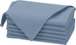 Ruvanti Linen Napkins Set of 6, 18x18 Cloth Napkins, Cotton Linen Blend Napkins Cloth Washable, Soft, Reusable Dinner Napkins for Wedding, Parties, Christmas, Thanksgiving, Everyday Use - Grey