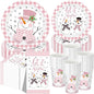 Funnymoom 250 Pcs Winter Snowman Party Decorations by Funnymoom