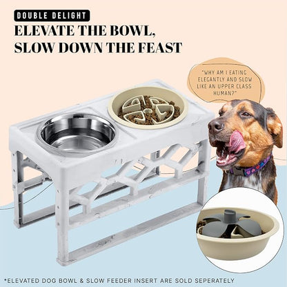 AVERYDAY Slow Feeder Dog Bowls for Large Breeds Fits Raised Feeding Station - Image 7
