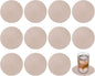 uxcell Round Faux Leather Coasters 4 Inch, Drink Coasters Suit by uxcell