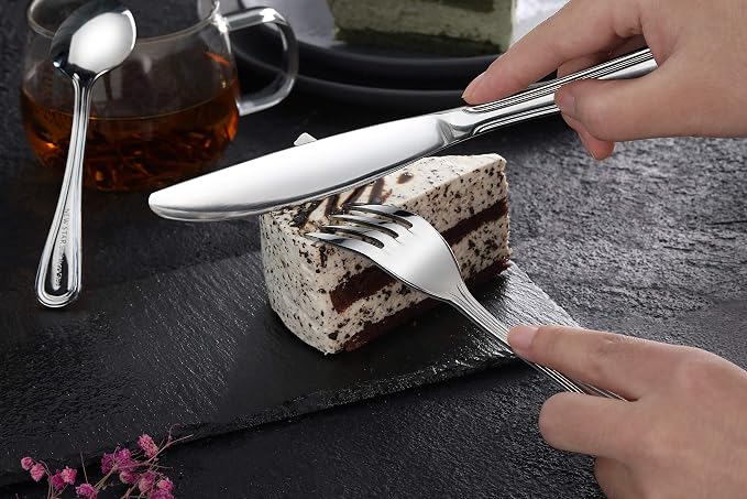 New Star Foodservice Windsor Pattern Stainless Steel Dinner Knife - Image 10