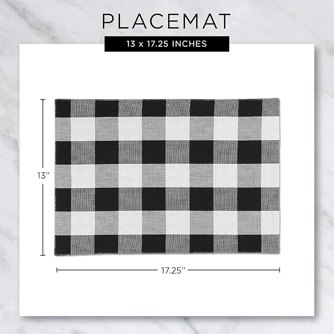 DII PVC Tabletop Collection Woven Indoor/Outdoor, Placemat Set, 6 Piece - Image 7