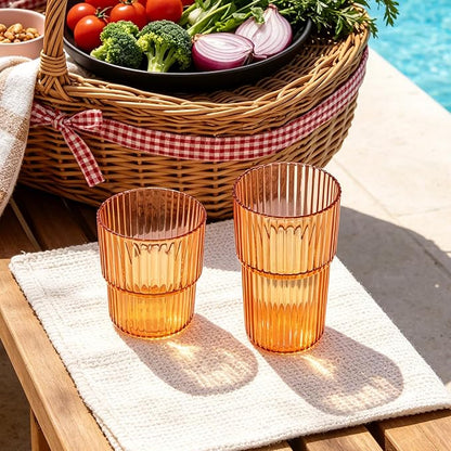 48 Pack Plastic Wine Glasses, 16 Oz Highball Glasses & 12 Oz Cocktail Glasses - Image 5