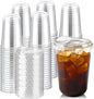 16 oz Clear Plastic Coffee Cups by Jycnolm