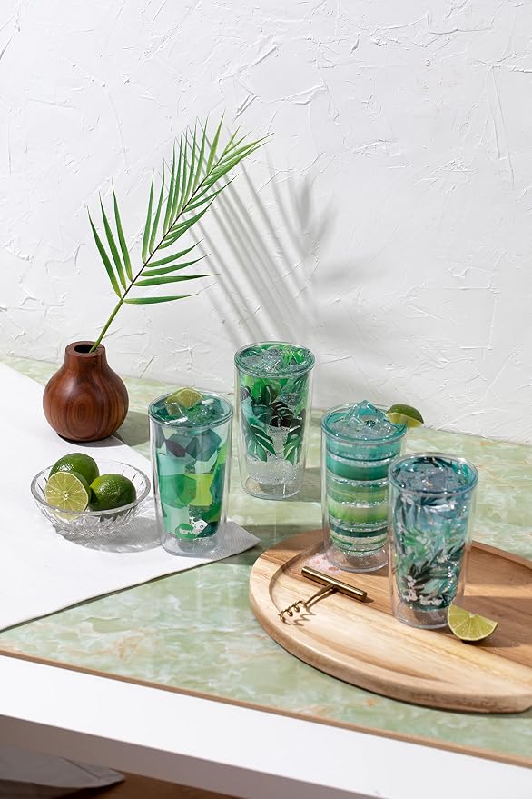 Tervis Yao Cheng Green Crystal Made in USA Double Walled Insulated Tumbler - Image 12
