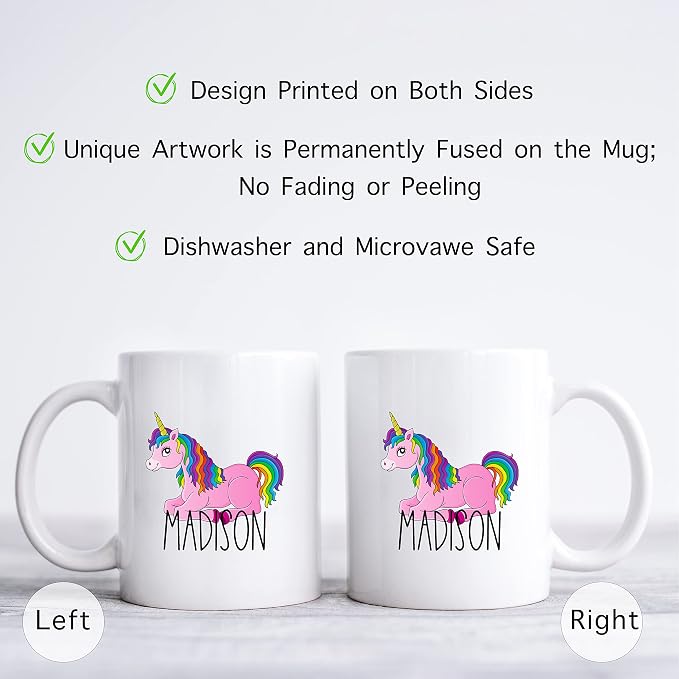 Personalized Mug for Kids, Girls | Customized Hot Chocolate, Coffee & Tea Cup | - Image 2