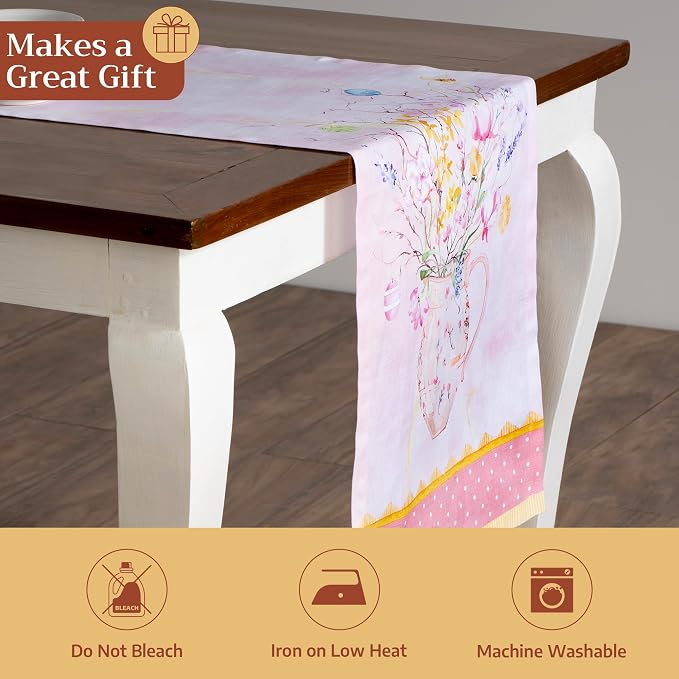 Maison d' Hermine Table Runner 100% Cotton 14.50" x 108" | Table Runners 108 - Image 5