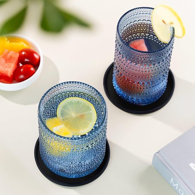 Hobnail Drinking Glasses Set of 12 - Image 8