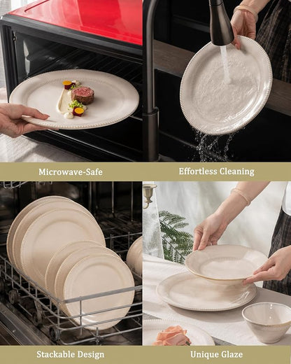 4-piece Ceramic Dinnerware Set - Image 7
