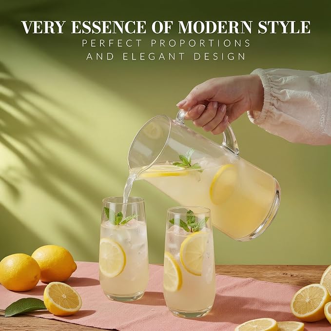 Krosno Tall Water, Drinking Glasses, 16.2 oz, Splendour Collection, Highball & - Image 7