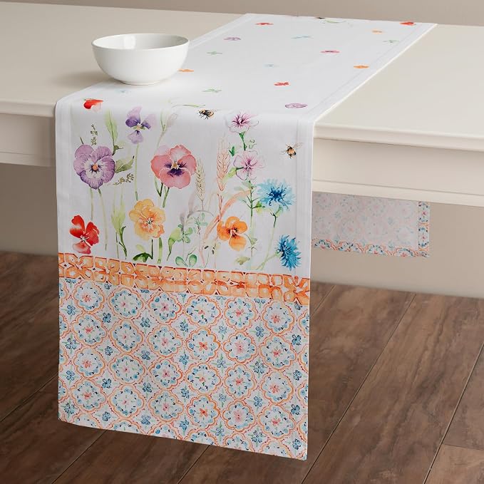 Maison d' Hermine Table Runner 100% Cotton 14.50" x 108" | Table Runners 108 - Image 8
