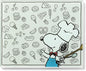 Lenox Chef Snoopy Small Glass Cutting Board | Tempered glass, 10 x 8 inch size by Lenox