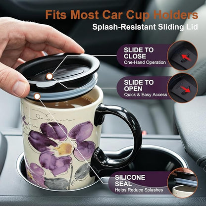 Topadorn 17oz Ceramic Travel Mug - Image 3