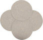 Set of 4 Round Woven Placemats,13.8 inch Plate Chargers Thick Place Mats Cotton Braided Tablemats Rattan Brown Table Mats Weave Placemats for Table Decoration