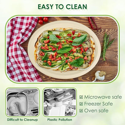 100% Compostable Oval Paper Plates, 12.5Inch 50Pack Disposable Heavy Duty - Image 6