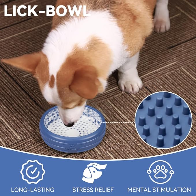Dog Lick Bowl, Animire Freeze Lick Mat - Image 5
